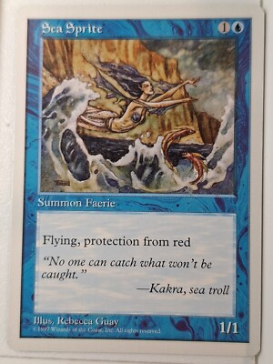 Sea Sprite - 5th Edition Core Set - Magic the Gathering MTG Nice!