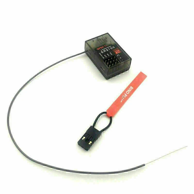 SR3100 Empfänger Spektrum Surface DSM2 3Ch RC Car DX3C DX3S DX4C,DX4S 2.4GHz . - Bild 4 von 4