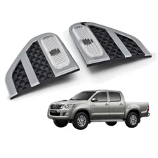 Fits Toyota Hilux Vigo SR5 2005 10 13 Fitt Side Indicator Lamp Chrome Black