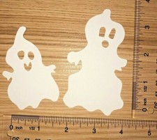 20 large GHOSTS cardstock paper die cut embellishments HALLOWEEN