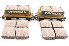 Precision OO Gauge HORNBY LIMA PGA  HOPPER 12 X LIMESTONE LOADS R6486 6487 6534