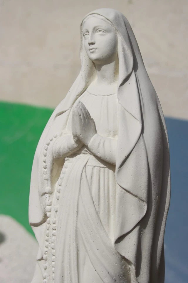 Statua Madonna di Lourdes 80Cm In Cemento - Immagine 3 di 4