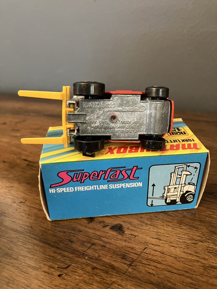 Matchbox Superfast No. 15 Fork Lift Truck 1972 in Original Box