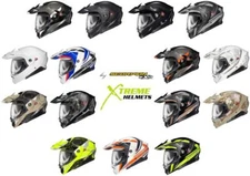 Scorpion EXO-AT960 Helmet Dual Sport Modular Flip Up Inner Shield DOT ECE XS-3XL