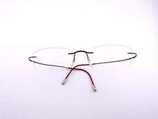 Silhouette Eyeglasses, Frames Only, 7565, 40, 6104, 17-140, Titanium, Austria