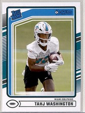 2024 Donruss Optic Rated Rookies Preview Blue Scope Tahj Washington RC Miami