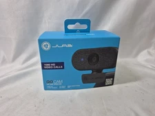 JLab Go Cam HD USB Webcam 1080 HD Video Calls 2.1 MP Camera Omni-Directional