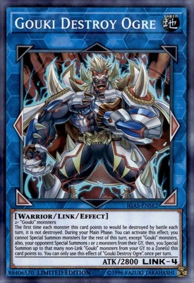 Yu-Gi-Oh! Gouki Destroy Ogre Limited Edition IGAS-ENSE2 Super Rare NM/LP x1
