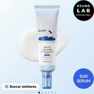ROUND LAB Birch Juice Sun Serum SPF 50 Broad Spectrum Serum 50 ml / 1.69 fl oz