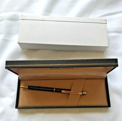 Sheaffer Targa Ball Pen in Original Box and Sleeve 1030 Fine