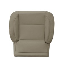 Driver or Passenger Side Non-Perforated Leather Seat Cover Tan Compatible wit...
