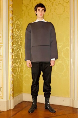Miu Miu, Fall 2007 Miu Miu Runway Satin Front Double Pocket Pants Men Vintage