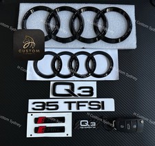 Gloss Black Q3 Badges Package