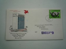 14/7/1973 Jamaica Cover - Opening of the Jamaica Pegasus Hotel - Kingston P/M