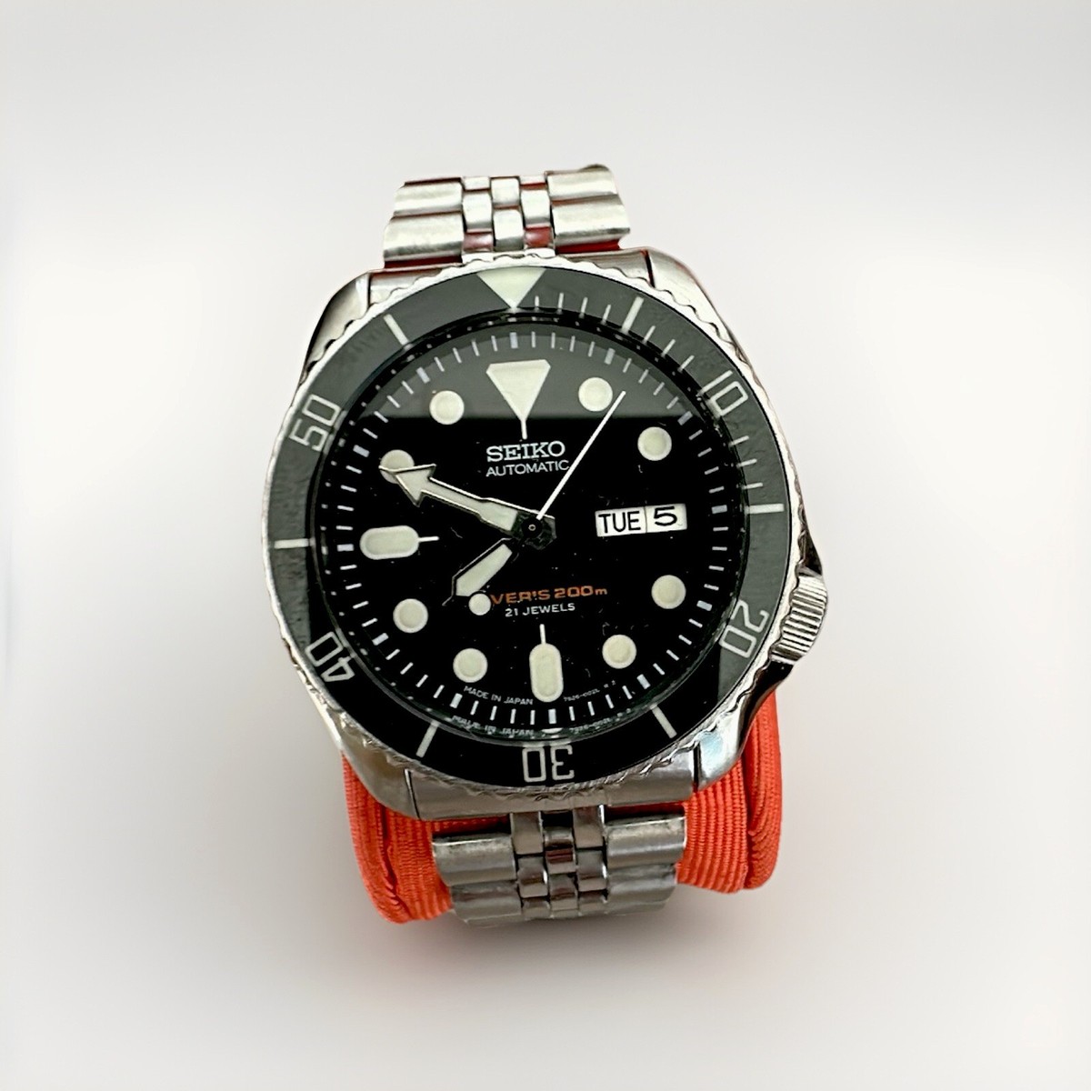 時計 SEIKO SKX007j SEIKO Black Boy SKX007J 7S26-0020 Diver's Watch Made in