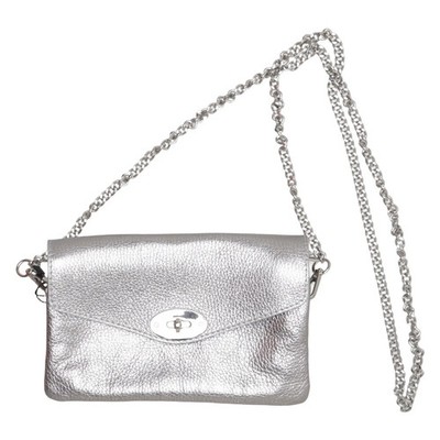 Diva's Bag, Umhängetasche, Damen, Leder, Silber, Sonstiges, 21, 2, 11 cm #S9i
