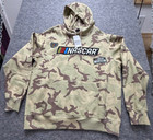 NASCAR OFFICIAL EMBROIDERED CAMO HOODIE SWEATSHIRT MENS SZ  Large 🔥 NWT 