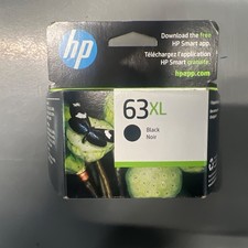 Genuine HP 63XL High Yield Black Ink Cartridge F6U64AN -- BRAND NEW