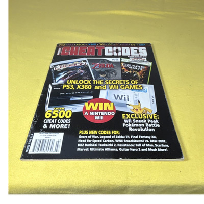 Beckett Cheat Codes May 2007 Special Edition Nintendo Wii PlayStation Xbox