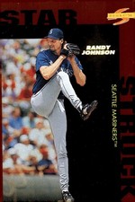 1996 score dugout collection #92 randy johnson