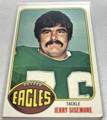1976 Topps Football Jerry Sisemore Philadelphia Eagles base card #524