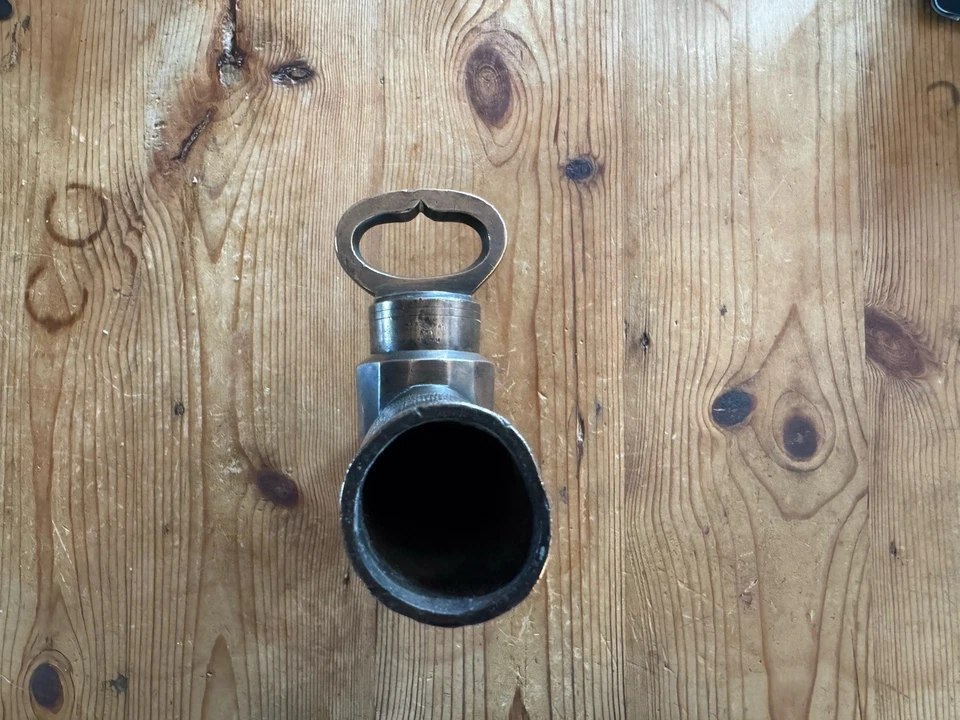 Antique BRONZE TAP SPIGOT #22 Wine or Beer Barrel 9 1/2 in. Martineau & Smith  - Image 3 of 4