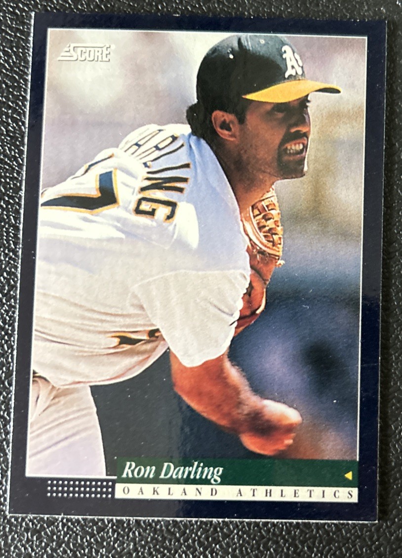 1994 Score #159 Ron Darling Oakland Athletics Baseball Card