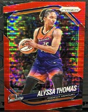 2025 Panini Prizm WNBA #44 Alyssa Thomas Red Pulsar /299 - Phoenix Mercury