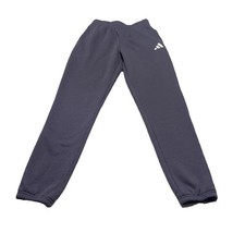 Adidas Purple Fleece Drawstring Sweatpants With Pockets Size Large 14 Rd Desc