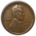 1921-S Lincoln Wheat Cent Choice Very Fine VF+ Coin #25253