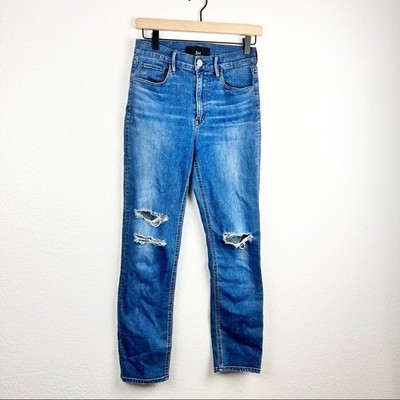 3x1 Colette Slim Crop in Colbey Wash, Distressed, Size 26