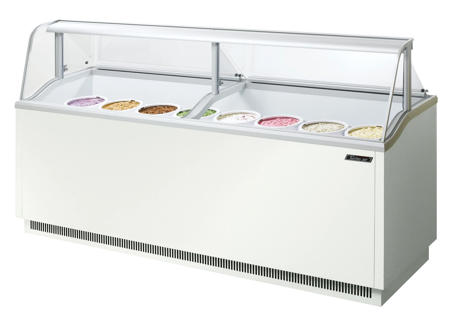 Turbo Air TIDC-91W-N (16) 3 Gallon Ice Cream Dipping Cabinet White