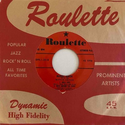 BUDDY KNOX 45 EP Party Doll/Rock Your Little Baby To Sleep/Hula Love/Rock Around