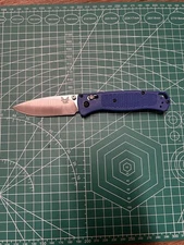Bugout 535- Folding Knife - Blue with Stainless Steel