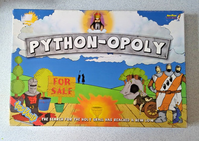 Python-Opoly Brettspiel Monty Python & der Heilige Gral Monopoly Spielzeug Tresor