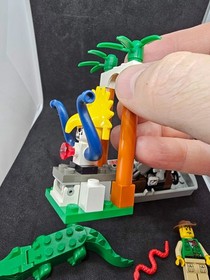 LEGO Adventurers Orient Expedition 7410 Jungle River 99% Complete