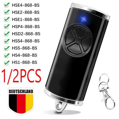 1/2 Stück Handsender für Hörmann BS 868MHz HSE1/HS1/HSE2/HS4/HS5 Garagentor NEU