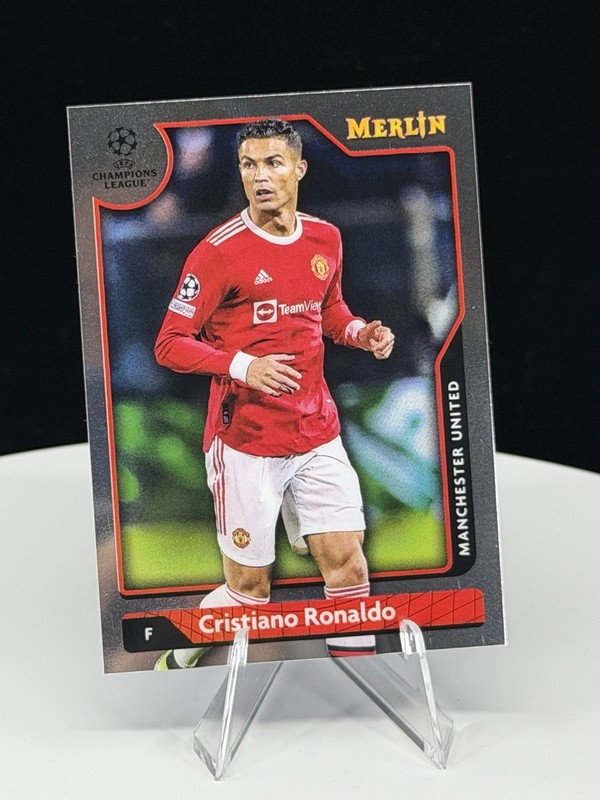 2022 Topps Chrome Merlin UEFA Cristiano Ronaldo #7 Manchester United