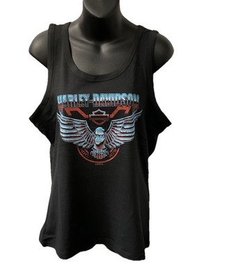 Harley Davidson Women's Believe Short Tank Top Black 3002914