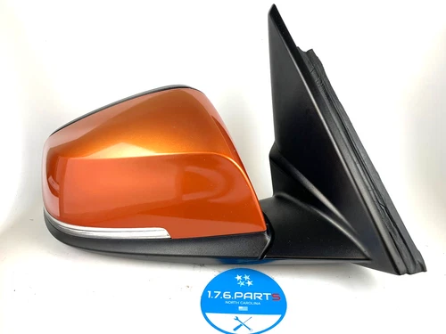 2014 BMW X1 Right Mirror OEM Orange 5 Pins W/O Auto Dimming RH Passenger 13-15