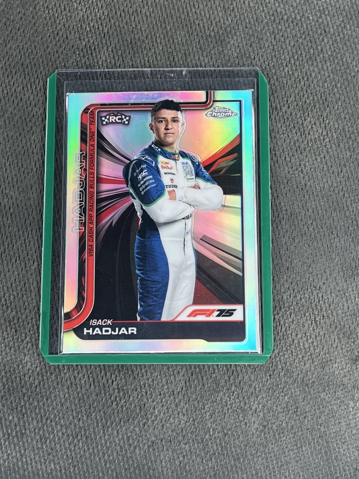 2025 Topps Chrome Formula 1 F1 Isack Hadjar RC Rookie Portrait Refractor #12