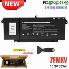   7FMXV Battery For Dell Latitude 5320 7320 7420 7520 9JM71 63Wh Battery