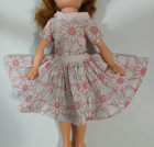 2 Pc Lot Vintage 1950's 10 1/2" Little Miss Revlon Doll Orig. Dresses No Doll — photo 2