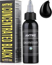Black Tattoo Ink 2Oz Pro Tattoo Ink Concentrated Black 60Ml USA Standard Pigment