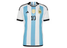 Adidas Lionel Messi Argentina #10 Jersey FIFA World Cup 2022 Men’s Size M