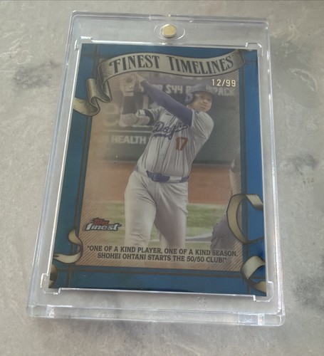 2025 Topps Finest Timelines #FT-12 Shohei Ohtani Dodgers