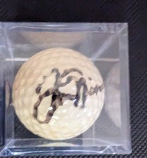 Jack Nicklaus and Arnold Palmer Signed signed golf ball with coa