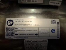 TROX Volumenstromregler LMV-D3-MP-F TR /0F AC/DC 24 V verkabelt Metall DN 160