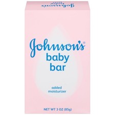 Johnson's Baby Soap Bar Gentle for Baby Bath and Skin Care, Hypoallergenic, 3 Ou