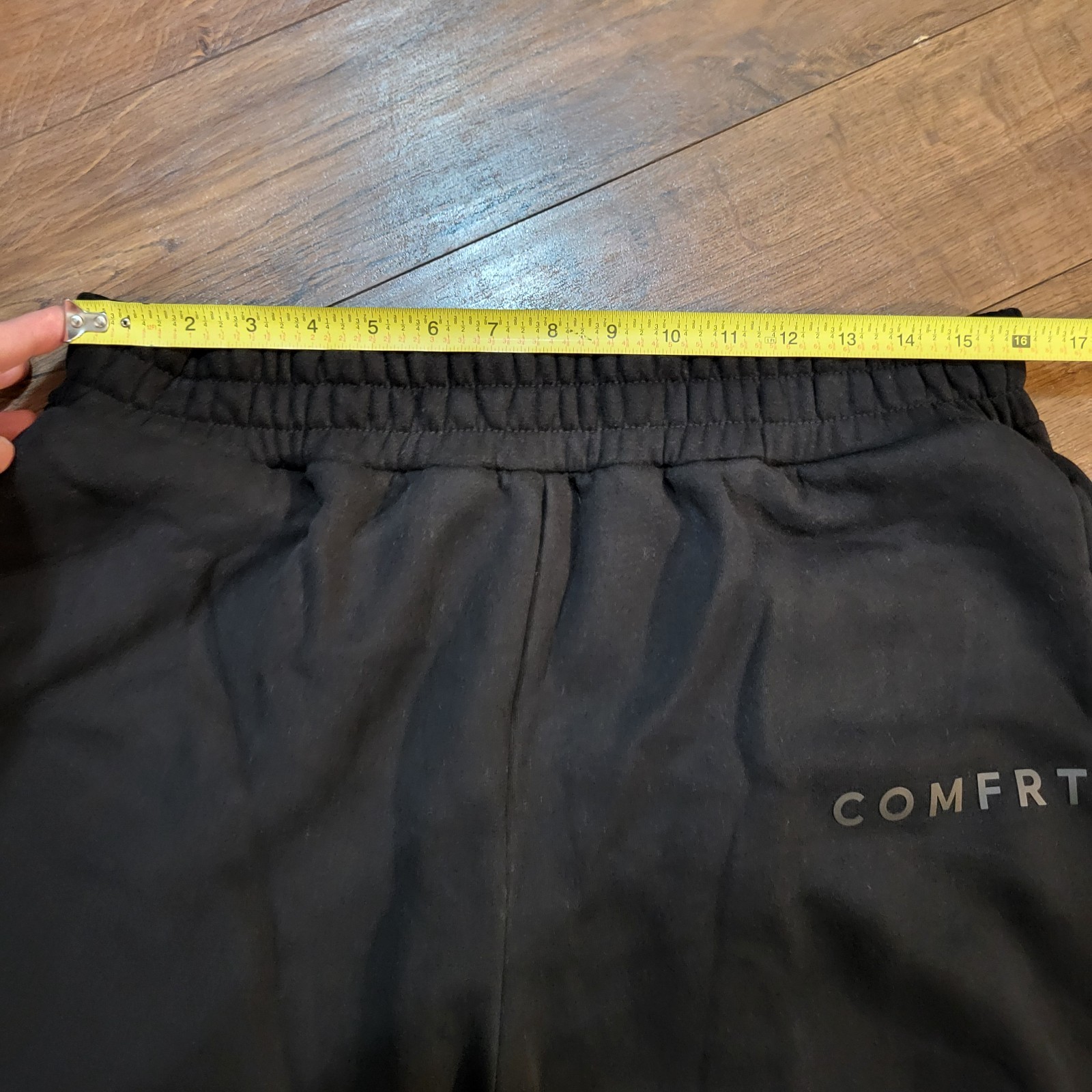 Comfrt Unisex MInimalist Sweatpants Joggers Black Obsidian XL Comfort Heavy
